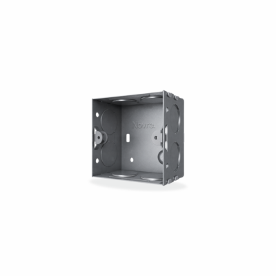 2 Module Anti-Rust Metal Box | 2M | Steel Grey