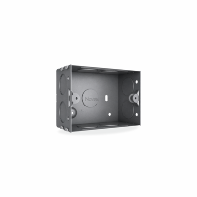 3 Module Anti-Rust Metal Box | 3M | Steel Grey