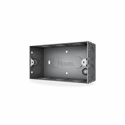 4 Module Anti-Rust Metal Box | 4M | Steel Grey