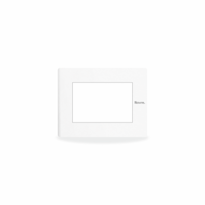 3 Module Core Plate | 3M | Lunar White