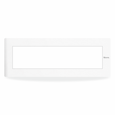 8-Hor Module Core Plate | 8M-Hor | Lunar White