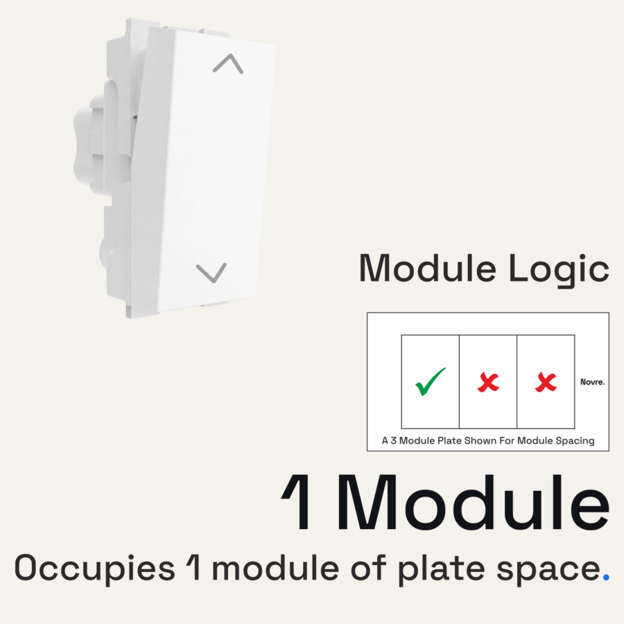 10 Amp Core 2 Way Switch | 1M | Lunar White