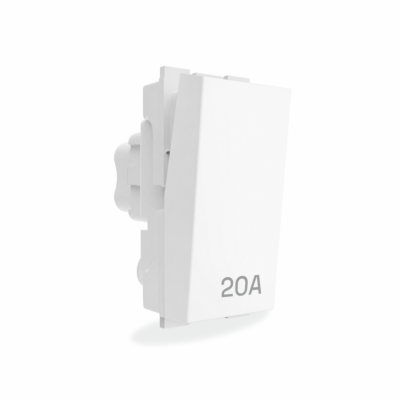 20 Amp Core 1 Way Switch | 1M | Lunar White