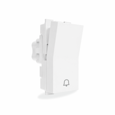 10 Amp Aura Bell Push Switch | 1M | Lunar White
