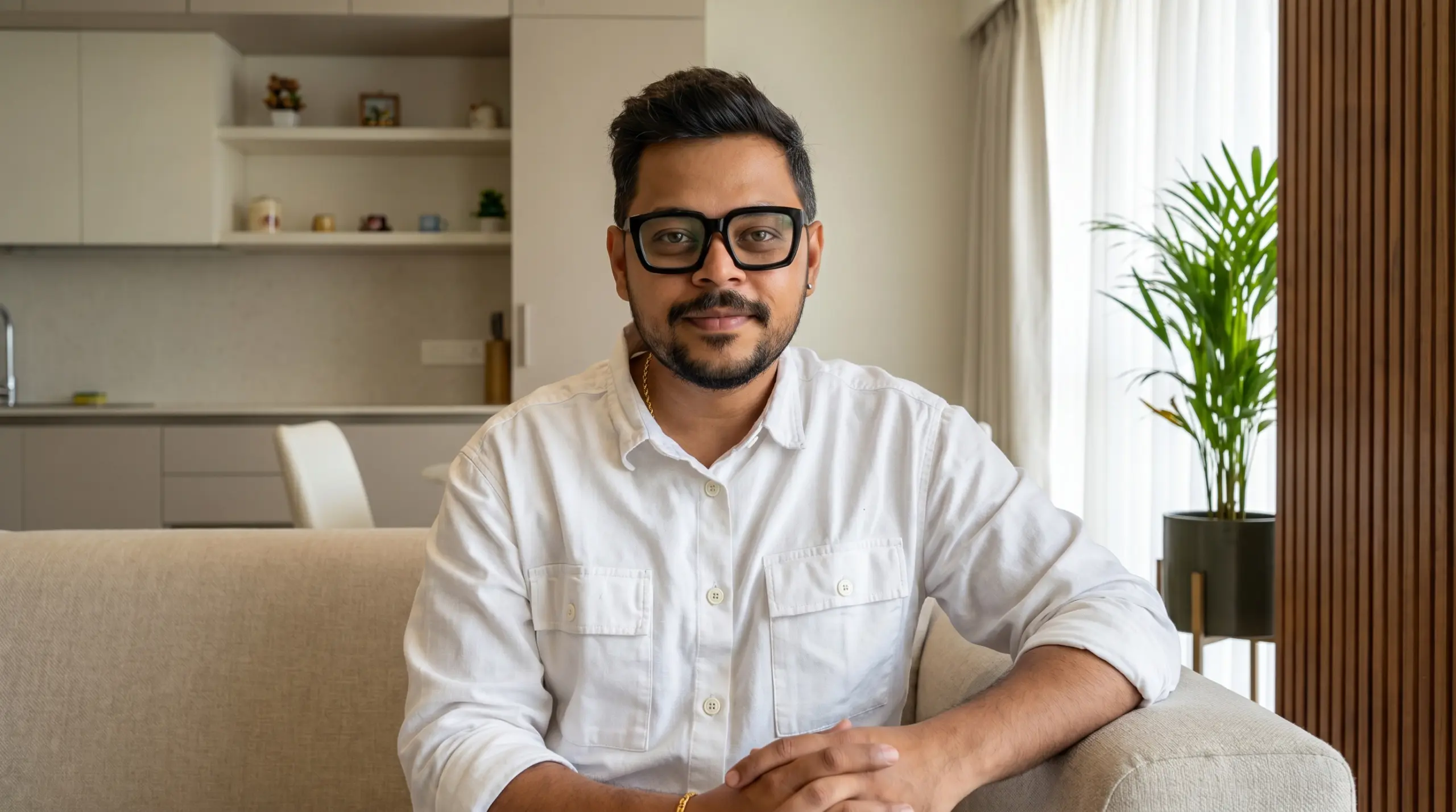 Darshan & Jitendra Mehta at the workbench