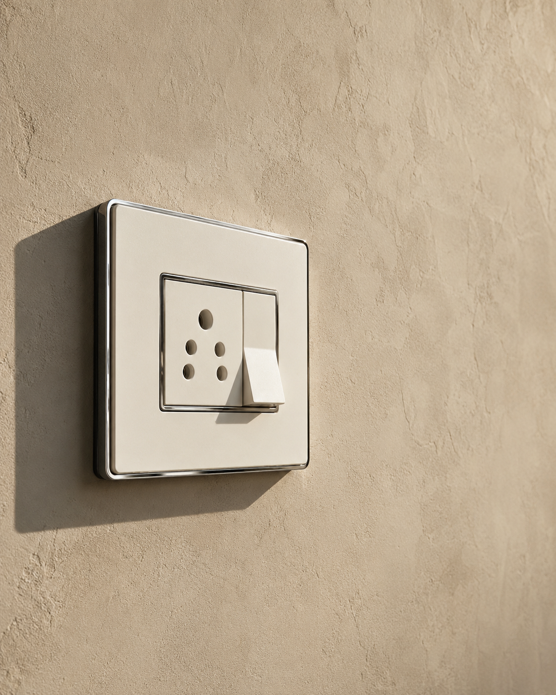 Lunar White plate in situ
