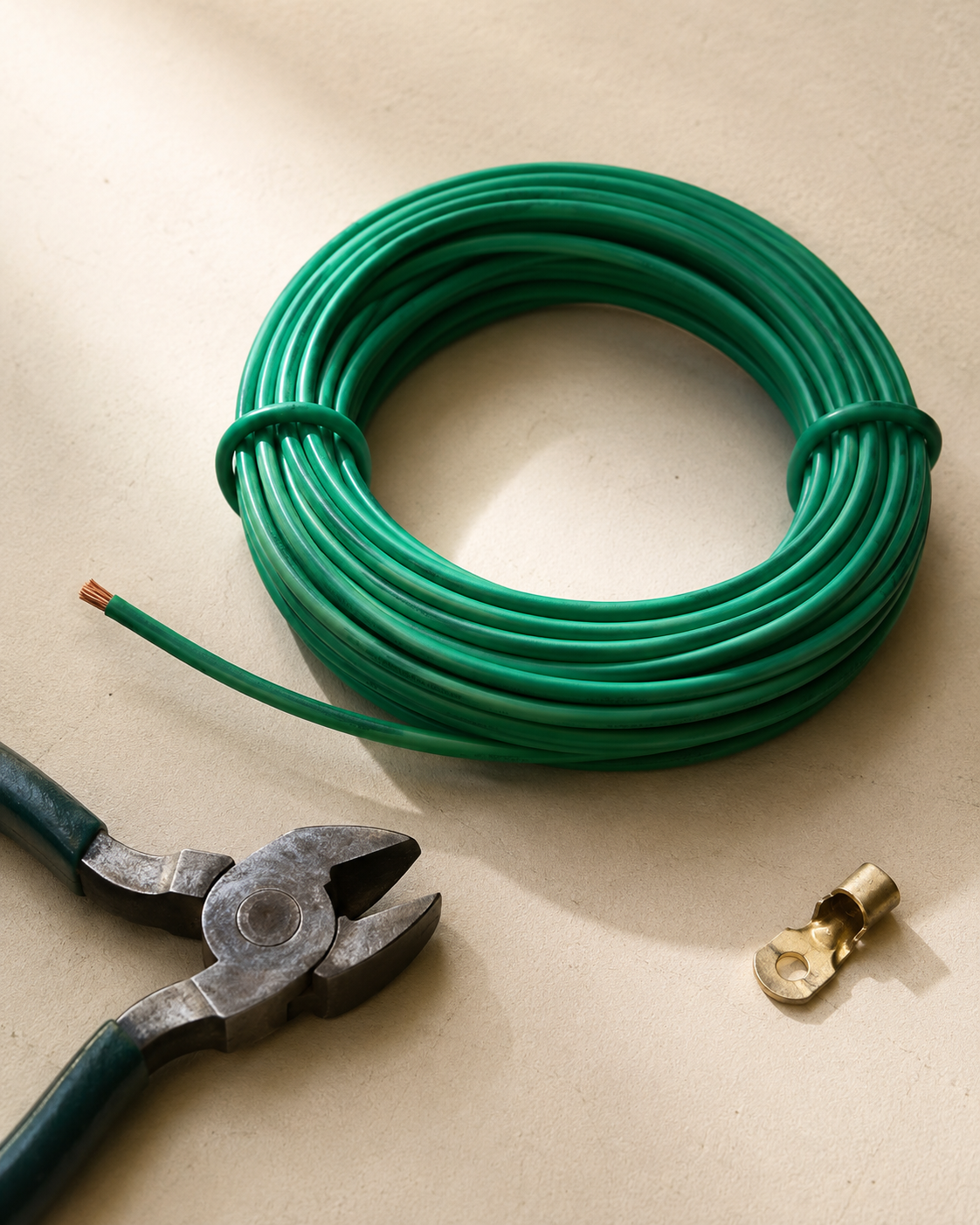 Green earth wire